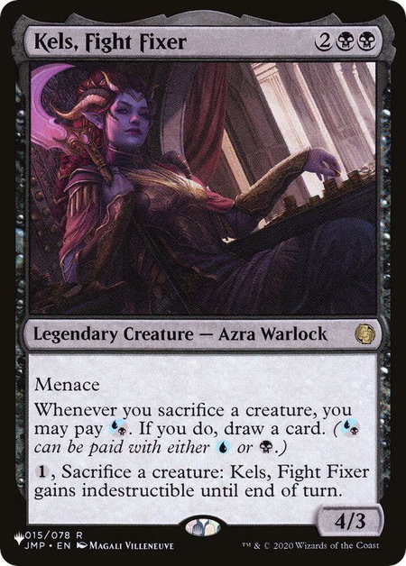 Kels, Fight Fixer - The List Reprints Magic: The Gathering trading card