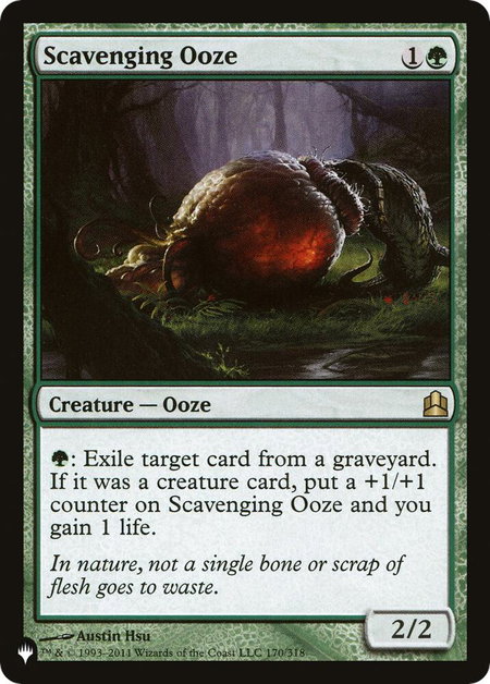 Scavenging Ooze - The List Reprints Magic: The Gathering trading card