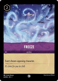Freeze - The First Chapter (1) #63/204 - Common Disney Lorcana Trading Card