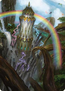 Command Tower Art Card - Art Series: Commander Masters (ASCMM) #47 - Special Magic: The Gathering Trading Card