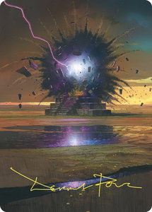 Return to Dust Art Card (Gold-Stamped Signature) - Art Series: Commander Masters (ASCMM) #34 - Special Magic: The Gathering Trading Card