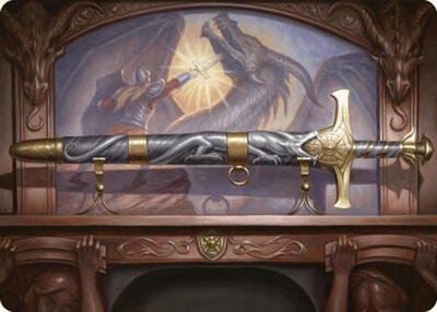 Ancestral Blade Art Card - Art Series: Commander Masters (ASCMM) #1 - Special Magic: The Gathering Trading Card