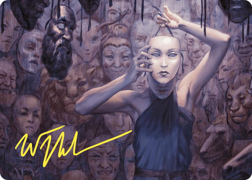 Body Double Art Card (Gold-Stamped Signature) trading card from Art Series: Commander Masters Body Double Art Card (Gold-Stamped Signature) - Art Series: Commander Masters Magic: The Gathering trading card