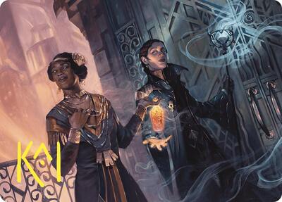 Bribery Art Card (Gold-Stamped Signature) - Art Series: Commander Masters (ASCMM) #6 - Special Magic: The Gathering Trading Card