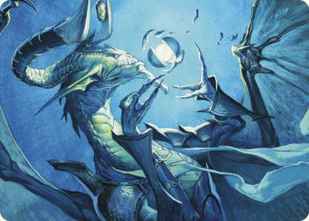 Deep Analysis Art Card trading card from Art Series: Commander Masters Deep Analysis Art Card - Art Series: Commander Masters Magic: The Gathering trading card