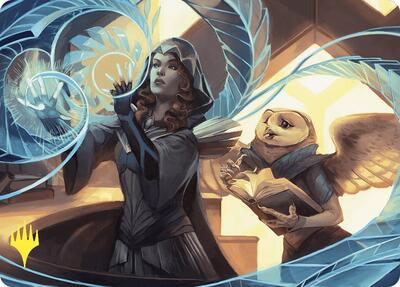 Personal Tutor Art Card (Gold-Stamped) - Art Series: Commander Masters (ASCMM) #9 - Special Magic: The Gathering Trading Card