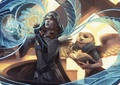 Personal Tutor Art Card - Art Series: Commander Masters (ASCMM) #9 - Special Magic: The Gathering Trading Card