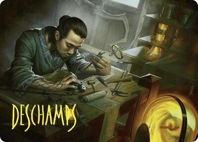 Renowned Weaponsmith Art Card (Gold-Stamped Signature) - Art Series: Commander Masters (ASCMM) #10 - Special Magic: The Gathering Trading Card
