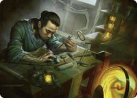 Renowned Weaponsmith Art Card - Art Series: Commander Masters (ASCMM) #10 - Special Magic: The Gathering Trading Card