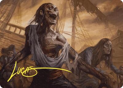 Rise from the Tides Art Card (Gold-Stamped Signature) - Art Series: Commander Masters (ASCMM) #11 - Special Magic: The Gathering Trading Card