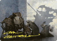 Decree of Pain Art Card (Gold-Stamped Signature) - Art Series: Commander Masters (ASCMM) #14 - Special Magic: The Gathering Trading Card