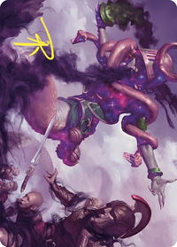 Extinguish All Hope Art Card (Gold-Stamped Signature) - Art Series: Commander Masters (ASCMM) #18 - Special Magic: The Gathering Trading Card