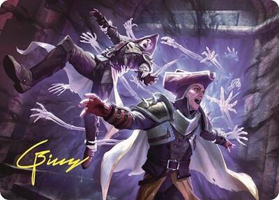 Grave Pact Art Card (Gold-Stamped Signature) - Art Series: Commander Masters (ASCMM) #19 - Special Magic: The Gathering Trading Card