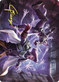 Grave Pact Art Card (Gold-Stamped Signature) - Art Series: Commander Masters (ASCMM) #19 - Special Magic: The Gathering Trading Card