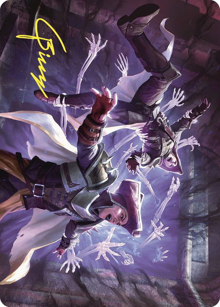 Grave Pact Art Card (Gold-Stamped Signature) trading card from Art Series: Commander Masters Grave Pact Art Card (Gold-Stamped Signature) - Art Series: Commander Masters Magic: The Gathering trading card