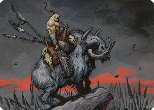 Godo, Bandit Warlord Art Card trading card from Art Series: Commander Masters Godo, Bandit Warlord Art Card - Art Series: Commander Masters Magic: The Gathering trading card