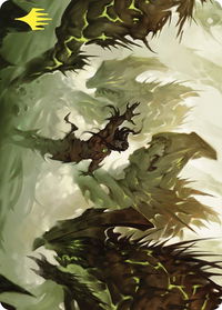 Ezuri's Predation Art Card (Gold-Stamped) - Art Series: Commander Masters (ASCMM) #23 - Special Magic: The Gathering Trading Card