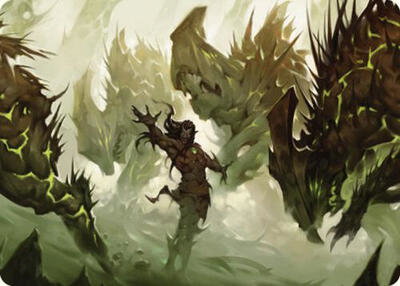Ezuri's Predation Art Card - Art Series: Commander Masters (ASCMM) #23 - Special Magic: The Gathering Trading Card