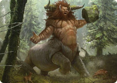 Stonehoof Chieftain Art Card - Art Series: Commander Masters (ASCMM) #26 - Special Magic: The Gathering Trading Card