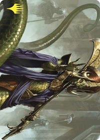 Sidisi, Brood Tyrant Art Card (Gold-Stamped) - Art Series: Commander Masters (ASCMM) #29 - Special Magic: The Gathering Trading Card