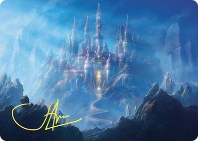 Opal Palace Art Card (Gold-Stamped Signature) - Art Series: Commander Masters (ASCMM) #30 - Special Magic: The Gathering Trading Card