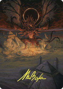 Dread Return Art Card (Gold-Stamped Signature) - Art Series: Commander Masters (ASCMM) #36 - Special Magic: The Gathering Trading Card