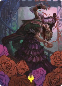 Exsanguinate Art Card (2) (Gold-Stamped) - Art Series: Commander Masters (ASCMM) #37 - Special Magic: The Gathering Trading Card