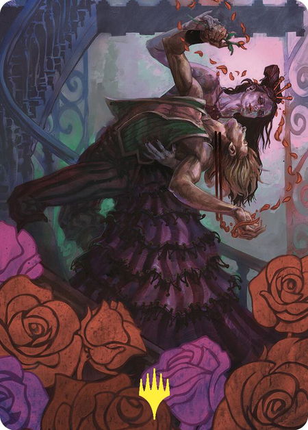 Exsanguinate Art Card (2) (Gold-Stamped) trading card from Art Series: Commander Masters Exsanguinate Art Card (2) (Gold-Stamped) - Art Series: Commander Masters Magic: The Gathering trading card