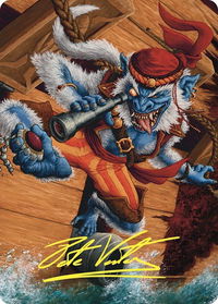 Treasure Nabber Art Card (Gold-Stamped Signature) - Art Series: Commander Masters (ASCMM) #40 - Special Magic: The Gathering Trading Card