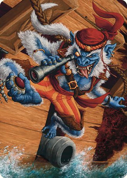 Treasure Nabber Art Card trading card from Art Series: Commander Masters Treasure Nabber Art Card - Art Series: Commander Masters Magic: The Gathering trading card