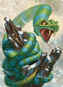 Ohran Frostfang Art Card - Art Series: Commander Masters (ASCMM) #42 - Special Magic: The Gathering Trading Card