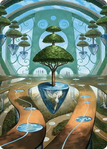 Rejuvenating Springs Art Card - Art Series: Commander Masters (ASCMM) #48 - Special Magic: The Gathering Trading Card