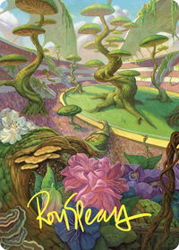 Undergrowth Stadium Art Card (Gold-Stamped Signature) - Art Series: Commander Masters (ASCMM) #49 - Special Magic: The Gathering Trading Card