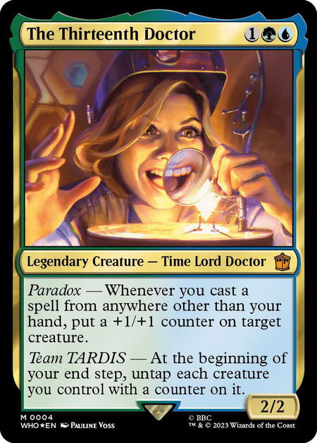 The Thirteenth Doctor - Universes Beyond: Doctor Who Magic: The Gathering trading card