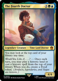The Fourth Doctor - Universes Beyond: Doctor Who (WHO) #2 - Mythic Magic: The Gathering Trading Card