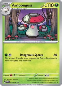 Amoonguss - SV03: Obsidian Flames (OBF) #010/197 - Uncommon Pokémon Trading Card