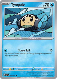 Tympole - SV03: Obsidian Flames (OBF) #050/197 - Common Pokémon Trading Card