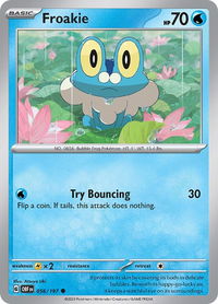 Froakie - SV03: Obsidian Flames (OBF) #056/197 - Common Pokémon Trading Card