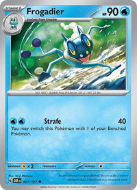 Frogadier - SV03: Obsidian Flames (OBF) #057/197 - Uncommon Pokémon Trading Card