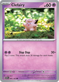 Clefairy - SV03: Obsidian Flames (OBF) #081/197 - Common Pokémon Trading Card