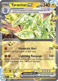 Tyranitar ex - SV03: Obsidian Flames (OBF) #066/197 - Double Rare Pokémon Trading Card