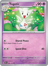 Togetic - SV03: Obsidian Flames (OBF) #084/197 - Uncommon Pokémon Trading Card