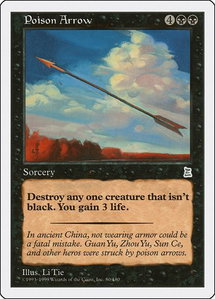 Poison Arrow - Portal Three Kingdoms (PTK) #80 - Uncommon Magic: The Gathering Trading Card