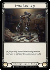 Proto Base Legs - Bright Lights (EVO) #EVO025 - Token Flesh and Blood Trading Card