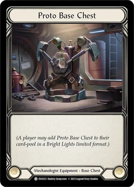 Proto Base Chest - Bright Lights Flesh and Blood trading card