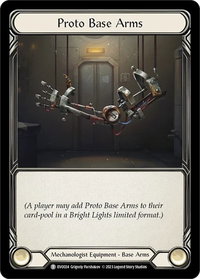Proto Base Arms - Bright Lights (EVO) #EVO024 - Token Flesh and Blood Trading Card