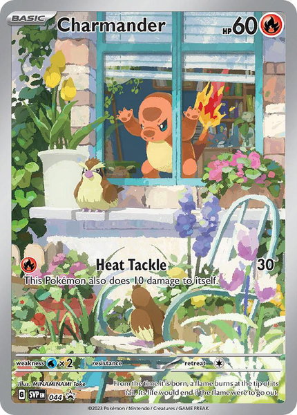 Charmander - 044 trading card from SV: Scarlet & Violet Promo Cards Charmander - 044 - SV: Scarlet & Violet Promo Cards Pokémon trading card