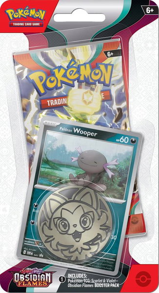 Obsidian Flames Single Pack Blister [Paldean Wooper] - SV03: Obsidian Flames Pokémon trading card