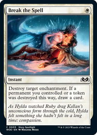 Break the Spell - Wilds of Eldraine (WOE) #5 - Common Magic: The Gathering Trading Card