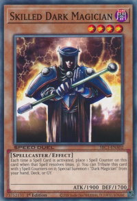 Skilled Dark Magician - Speed Duel: Streets of Battle City (SBC1) #SBC1-ENA02 - Common / Short Print YuGiOh Trading Card